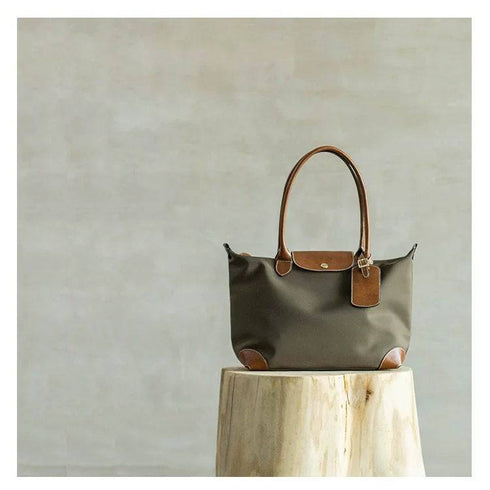 Aikon Traveller Tote Bag Middle Size Long Handle - Zafari Studio Jewelry